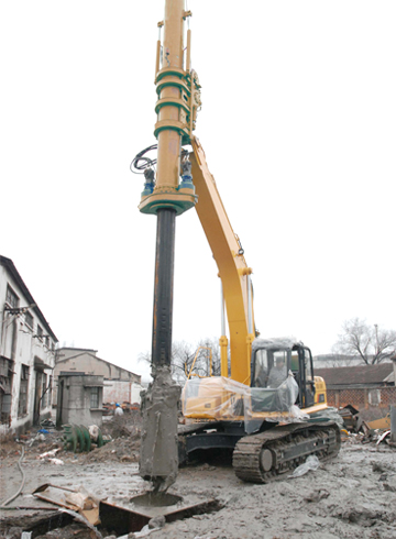 Hydraulic Auger System for Excavatorpilingmachines
